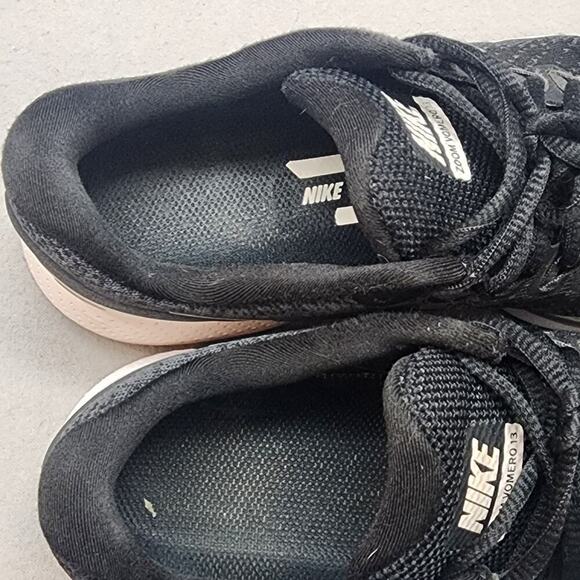 Nike Womens Air Zoom Vomero 13 Black Running Shoes Sneakers Size 7‎ - Picture 7 of 8